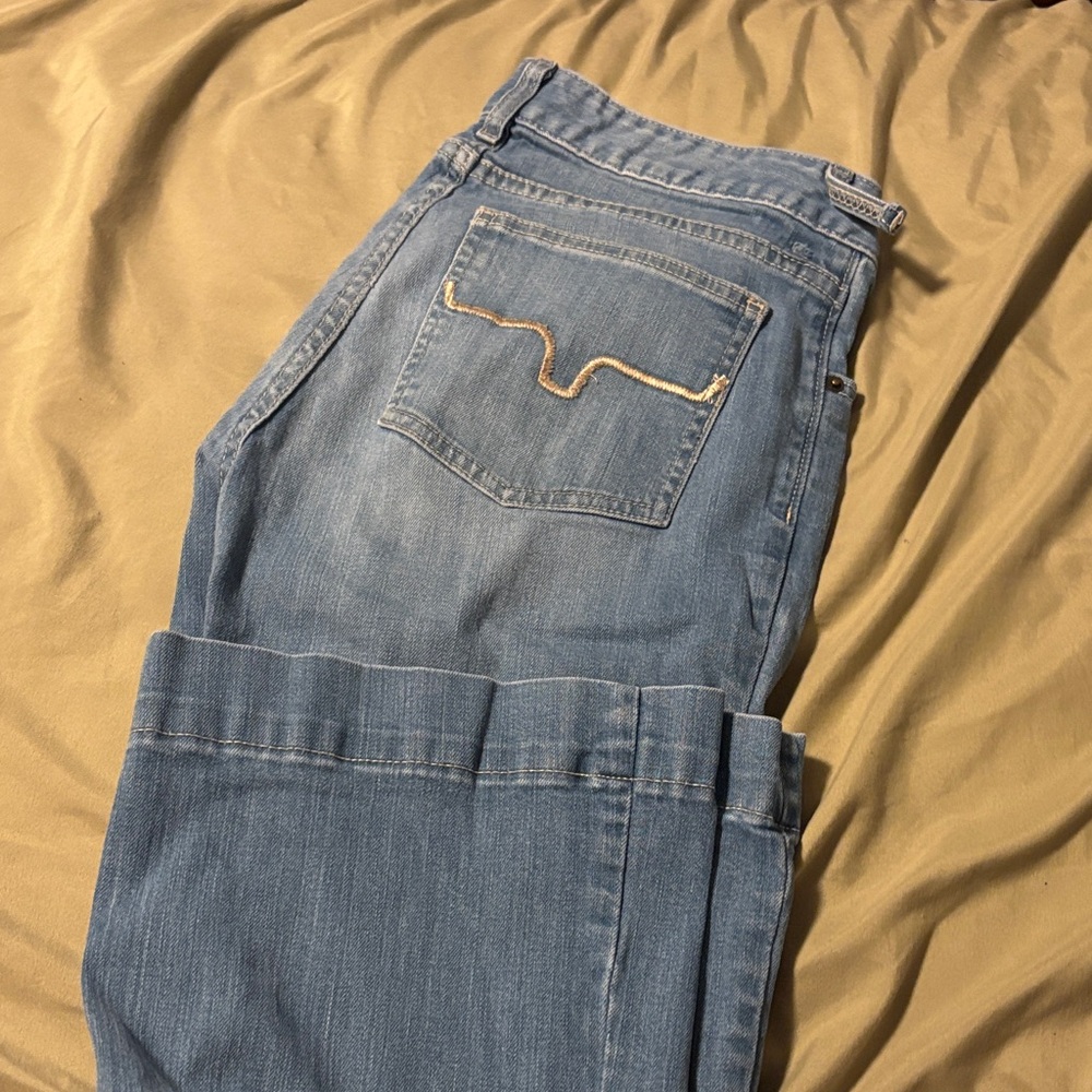 Kimes Ranch Light Blue Straight Leg Jeans